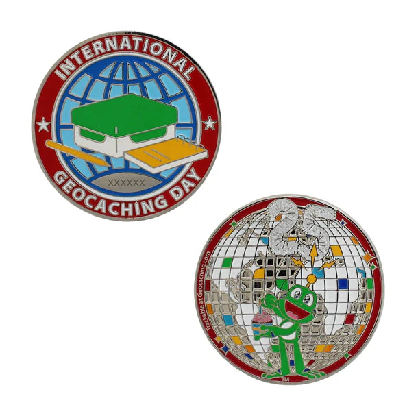 2025 International Geocaching Day Geocoin
