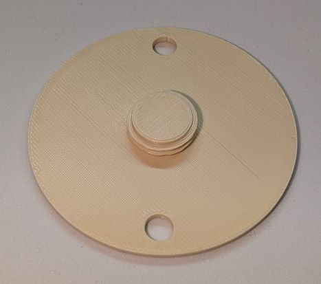 Baseplate 3D Printed for mushroom