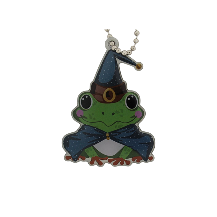 Homer the Frog Cache Buddy Travel Tag