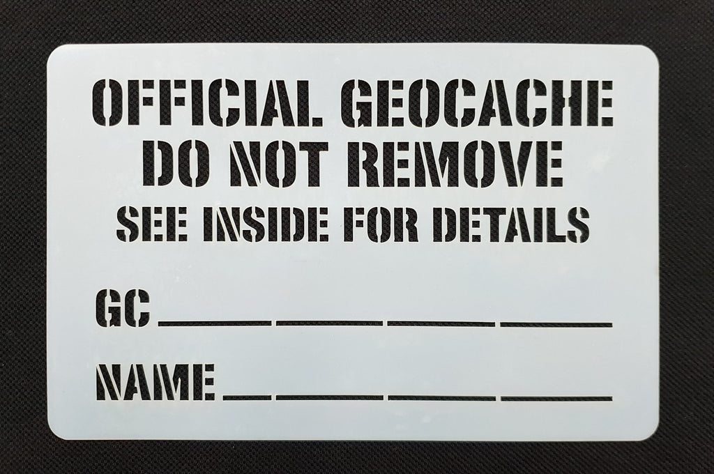 Stencil Large with GC and Name