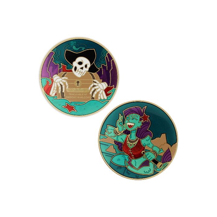 2020 Pirate Geocoin- Siren Song