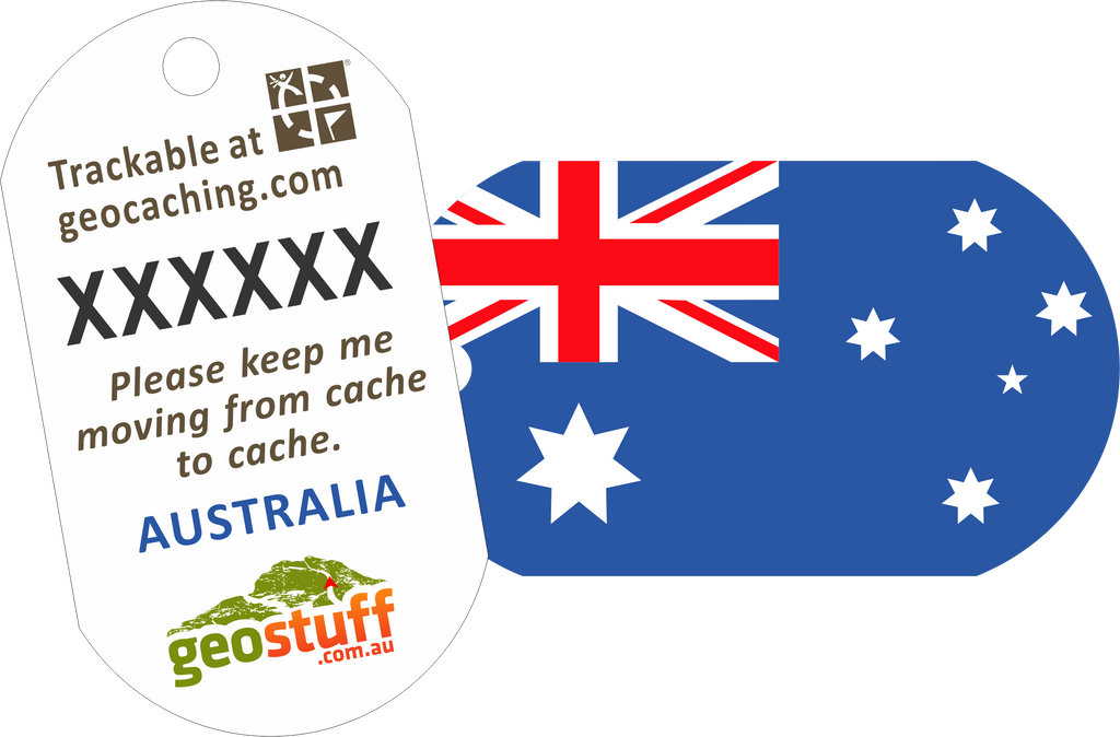 Australian, State and Territory Flag Travel Tags
