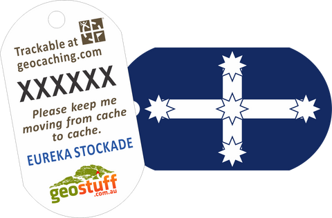 Eureka Stockade Southern Cross Flag Travel Tag