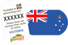 Australian, State and Territory Flag Travel Tags