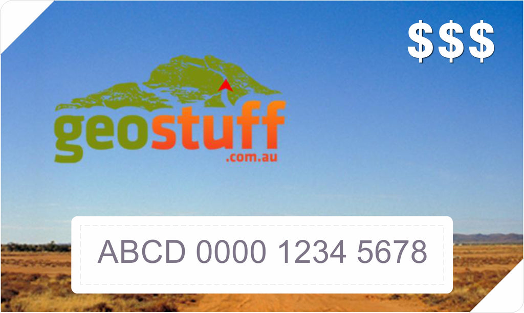 Geostuff.com.au Electronic Virtual Gift Voucher / Card