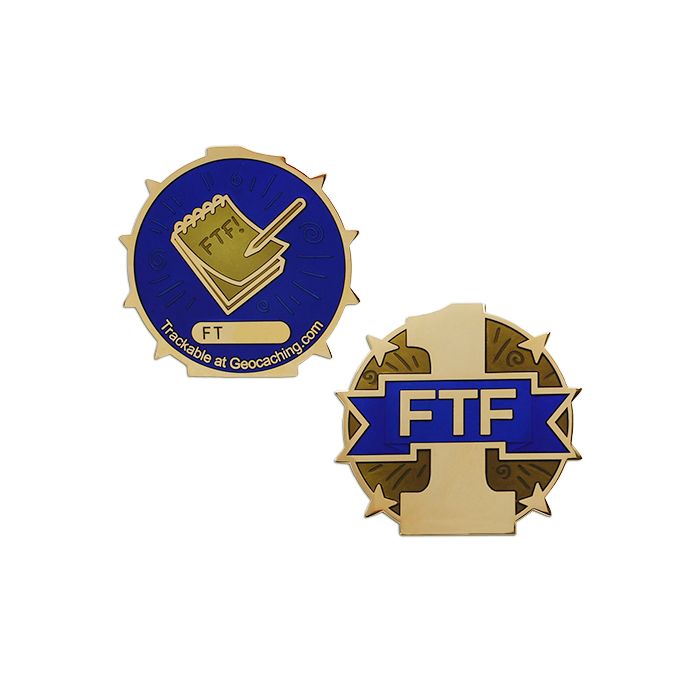 First To Find Official full size Geocoin