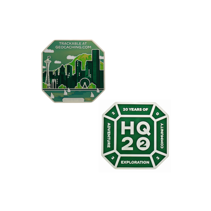HQ20-22 Celebration Event Geocoin & Tag Set