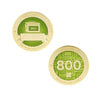 Milestone Geocoin and Tag Set - 800 Finds