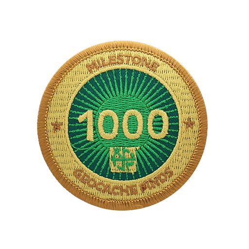 Milestone Patch - 1000 Finds