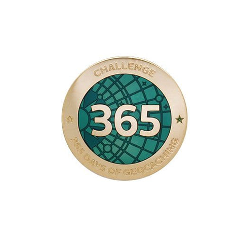 Challenges Pin - 365 Days of Geocaching