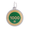 Milestone Geocoin and Tag Set - 1000 Finds
