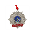 2023 Snowflake Ornament Signal the Frog Geocoin