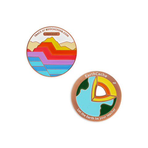 EarthCache™ Official Geocoin - Rock Strata