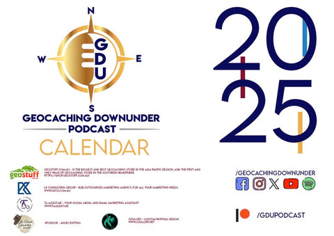 Geocaching Downunder Podcast Calendar 2025