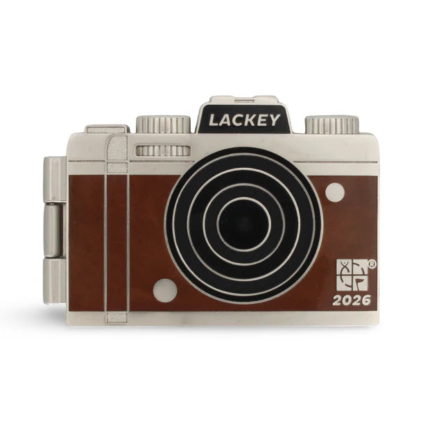 2026 Lackey Geocoin & Tag Set - Nickel Finish