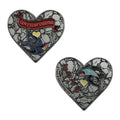 Love is in the Air Geocoin- Antique Silver