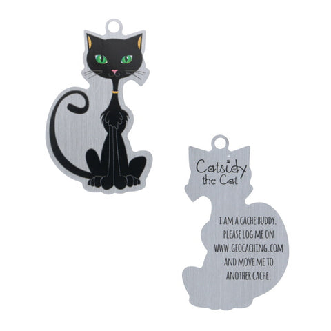 Catsidy The Black Cat Travel Tag