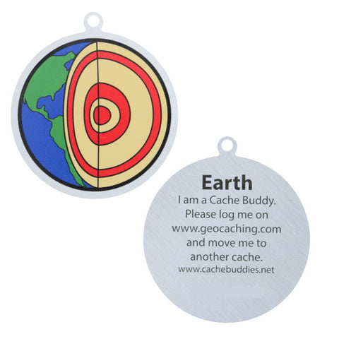 Earth Icon Travel Tag