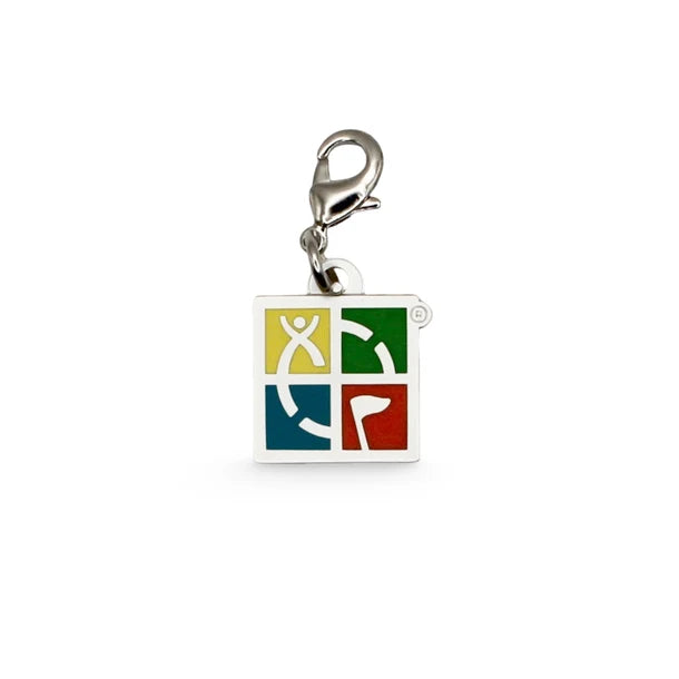 Geocaching Logo Nano Geocoin/Zipper pull/Charm with clasp