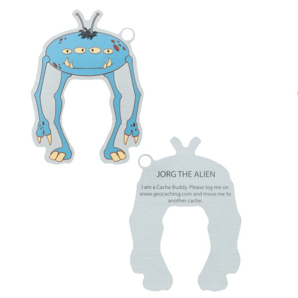 Jorg the Alien Travel Tag