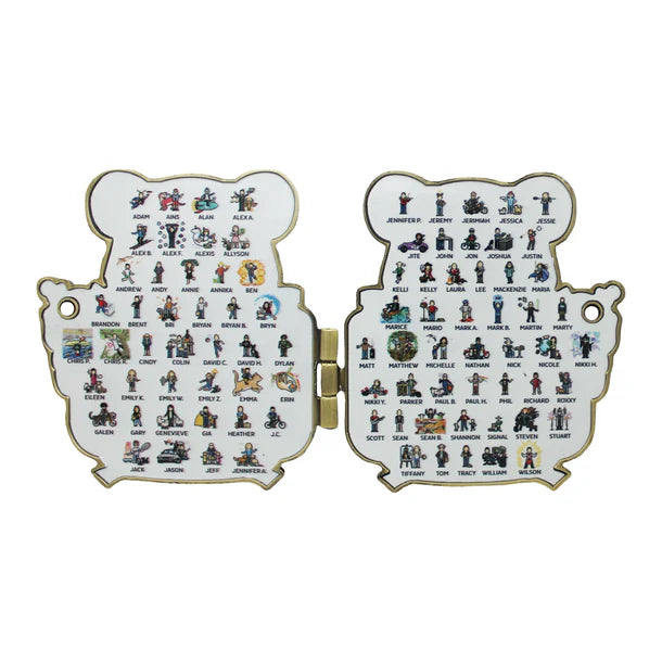 2025 Lackey Geocoin & Tag Set - Antique Bronze