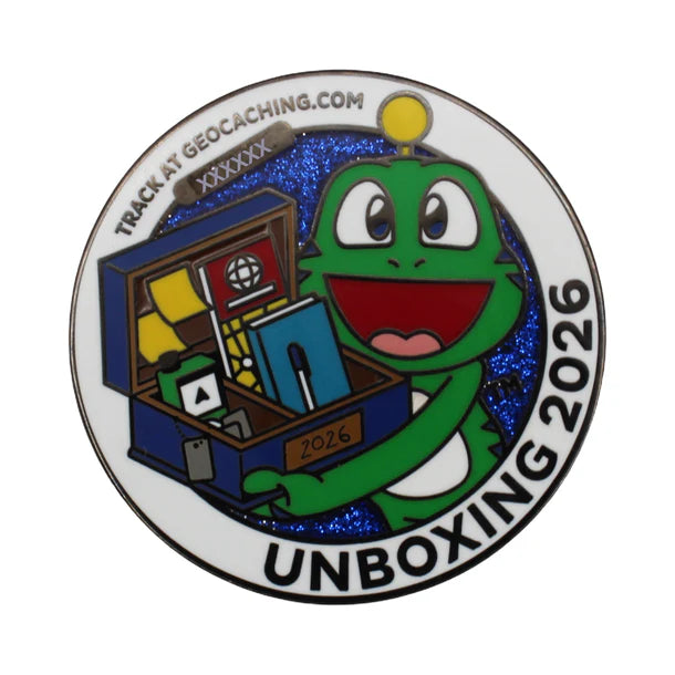 Closing 2025 / Unboxing 2026 Geocoin and 2 Tag Set