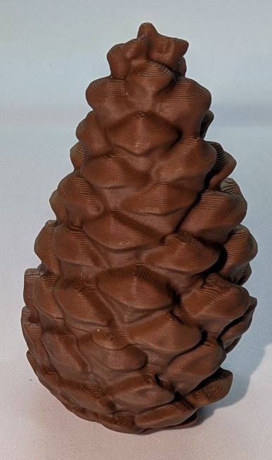 Pine Cone Cache 3D Printed
