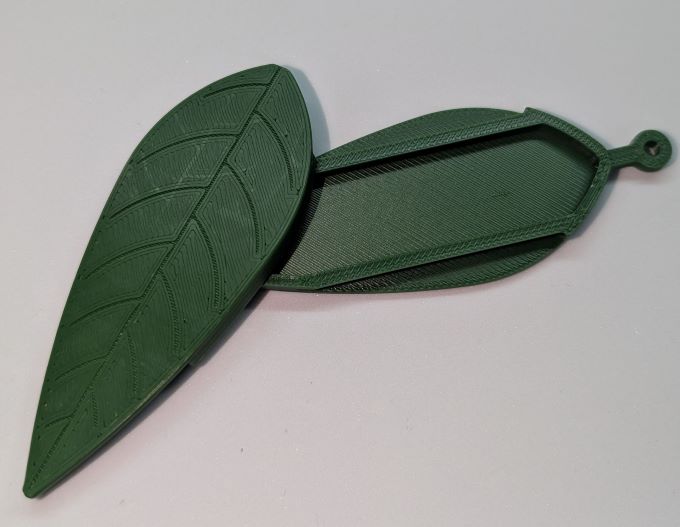 Leaf Cache 3D Printed