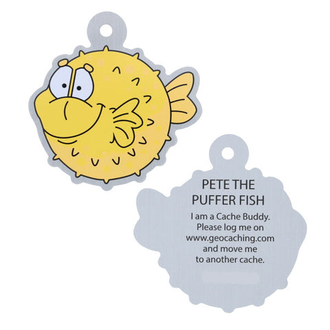 Pete the Puffer Fish Travel Tag