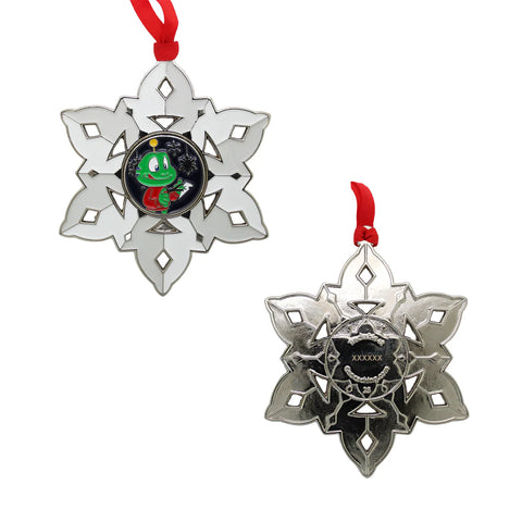 2025 Snowflake Ornament Geocoin - Signal the Frog®