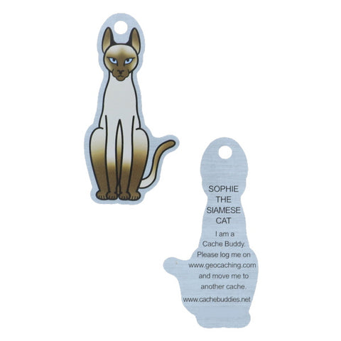 Sophie the Siamese Cat Travel Tag