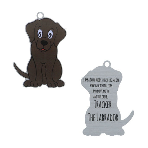 Tracker the Labrador Travel Tag