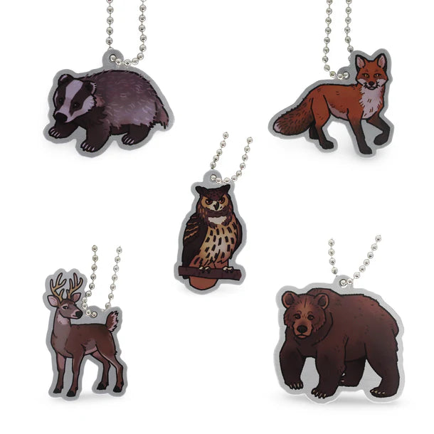 Woodland Creatures Travel Tag Set - All 5 Tags