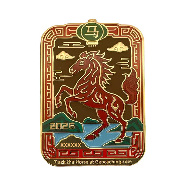 Year of the Fire Horse Geocoin