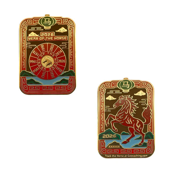 Year of the Fire Horse Geocoin