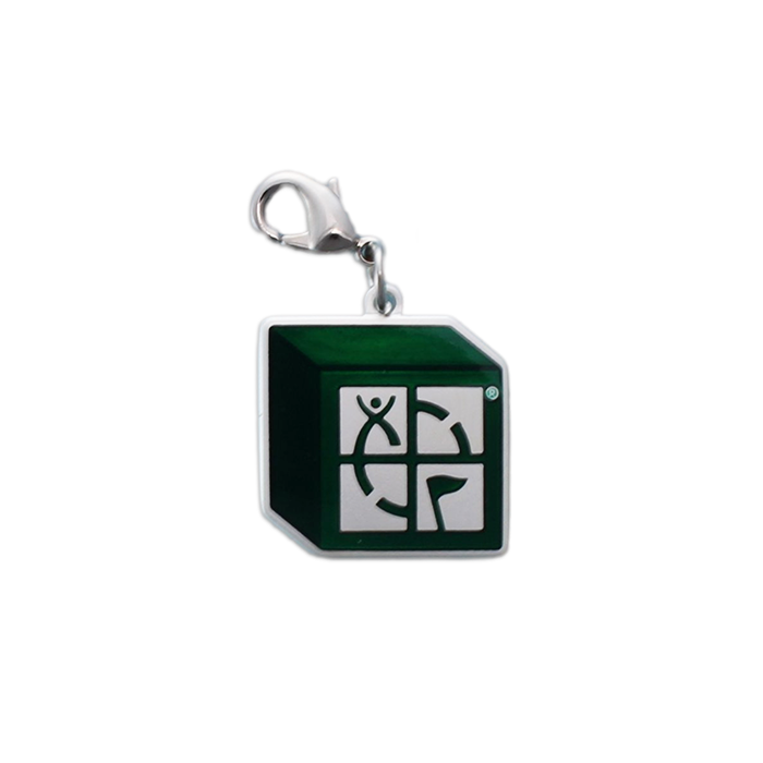 2025 Block Parties Nano Geocoin/Zipper pull/Charm with Clasp