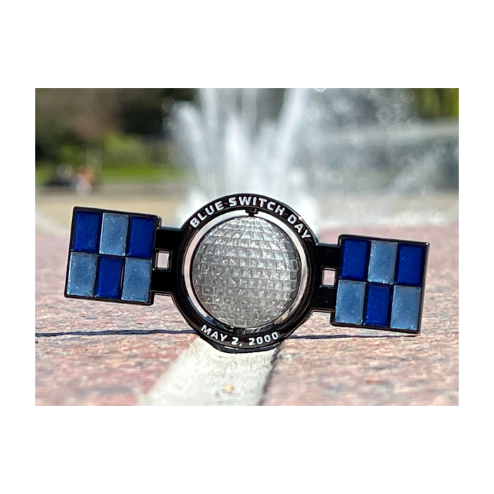 2025 Blue Switch Spinner Geocoin