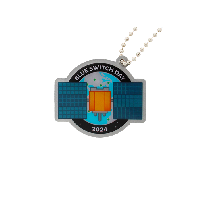 2024 Blue Switch Day Travel Tag