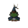 Homer the Frog Cache Buddy Travel Tag