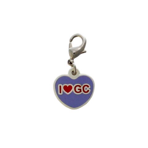 I Heart GC Trackable Nano Charm with clasp