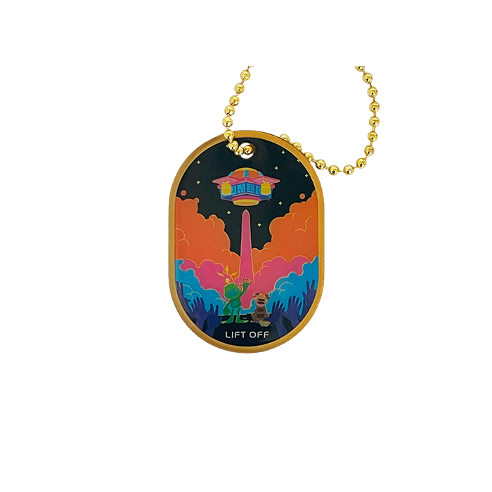 Cosmic Quest Liftoff Travel Tag