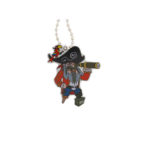 No Good Ned Pirate Cache Buddy Travel Tag