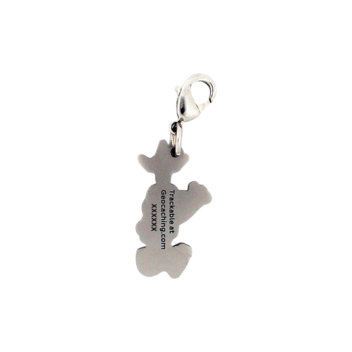 Signal the Frog® Nano Geocoin/Zipper pull/Charm with Clasp