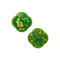 Year of the Rabbit Geocoin Green
