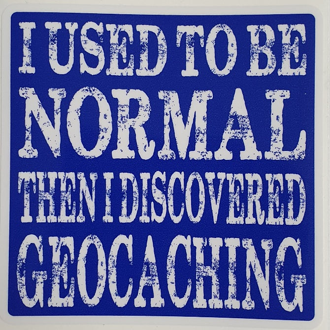 Sticker Geocaching I used to be normal