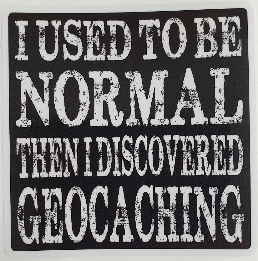 Sticker Geocaching I used to be normal