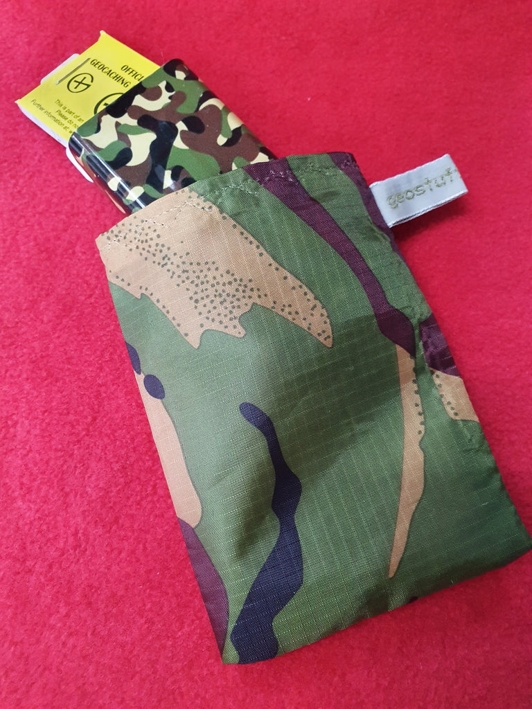 Camo cache bag - with velco closure - for Mint Tins