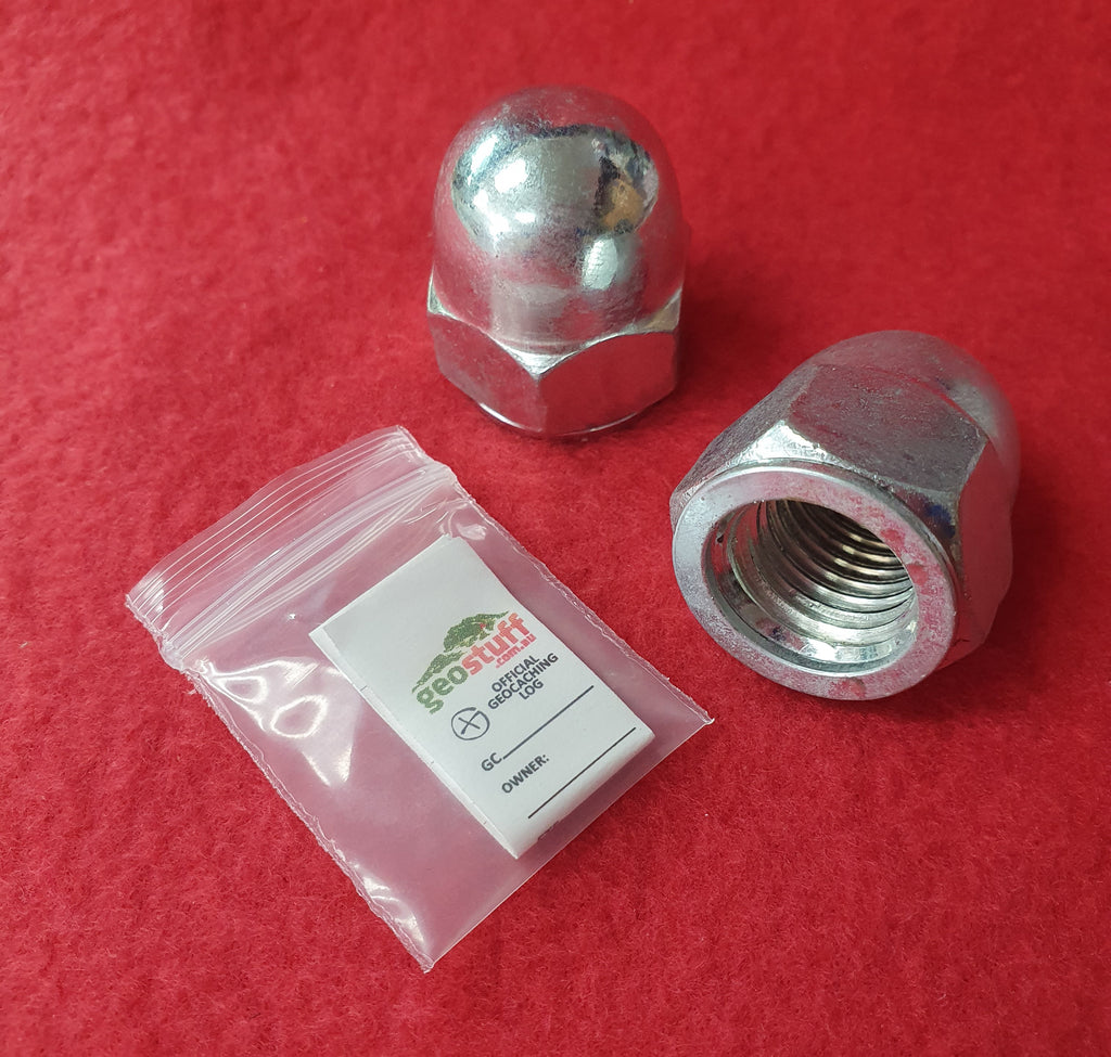 Fake Dome Nut Geocache Container