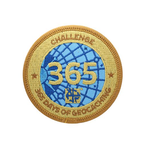 Challenges Patch - 365 Days of Geocaching