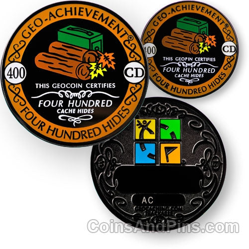[Bargain] 400 hides - Geo-Achievement Award Coin and Pin set
